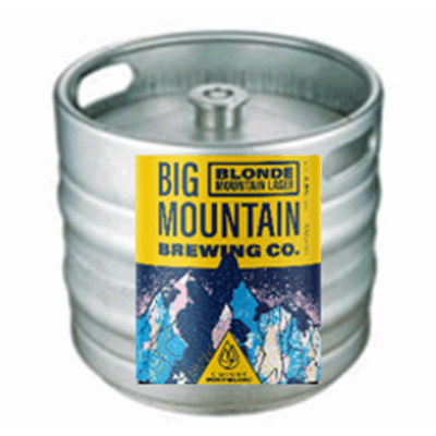 BIG MOUNTAIN BLONDE MOUNTAIN LAGER FUT (30L) 4,8°